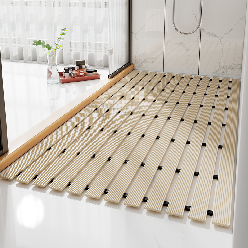 EIFLOY PVC Shower Mats Anti Sl - Bamboo Bath Mat recension och pris