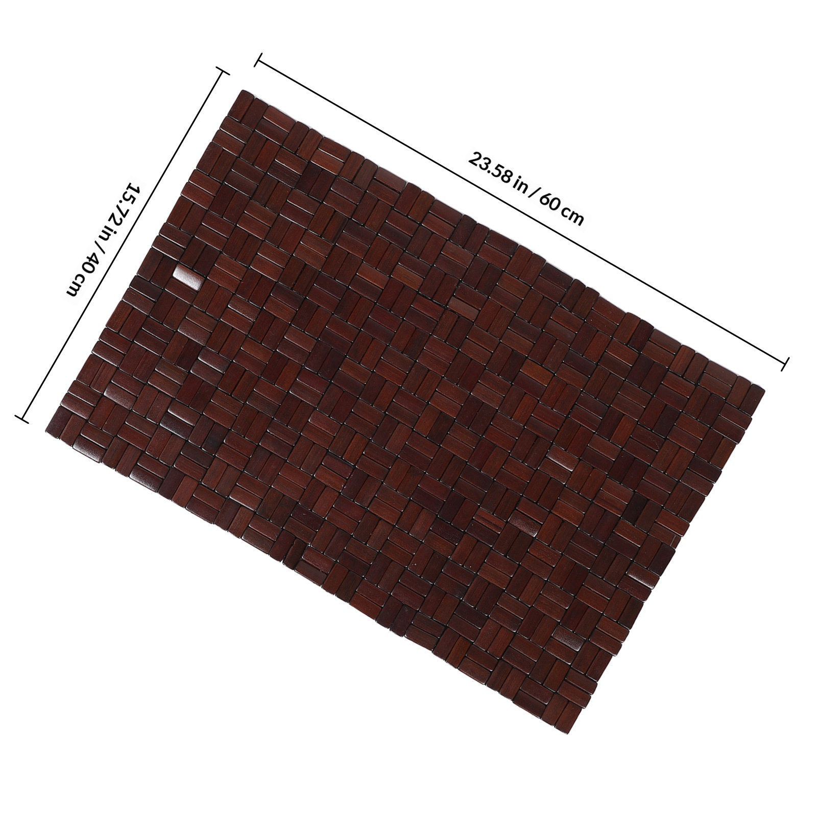 Foldable Bamboo Non Slip Bath  - Bamboo Bath Mat recension och pris