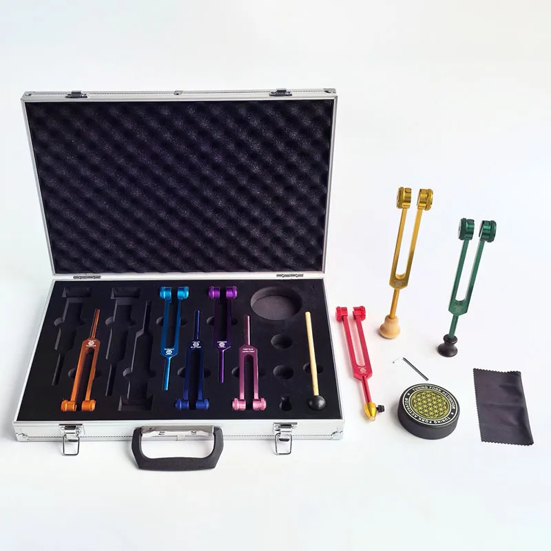 Colorful Tuning Fork Set Medit - Health & Wellness Unlimited recension och pris